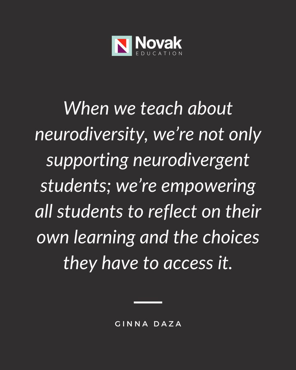 Teaching about Neurodiversity benefits all students. So, how can you bring this conversation into your classroom? Here are five practical strategies that you can begin implementing right away.
hubs.la/Q03gLvMc0