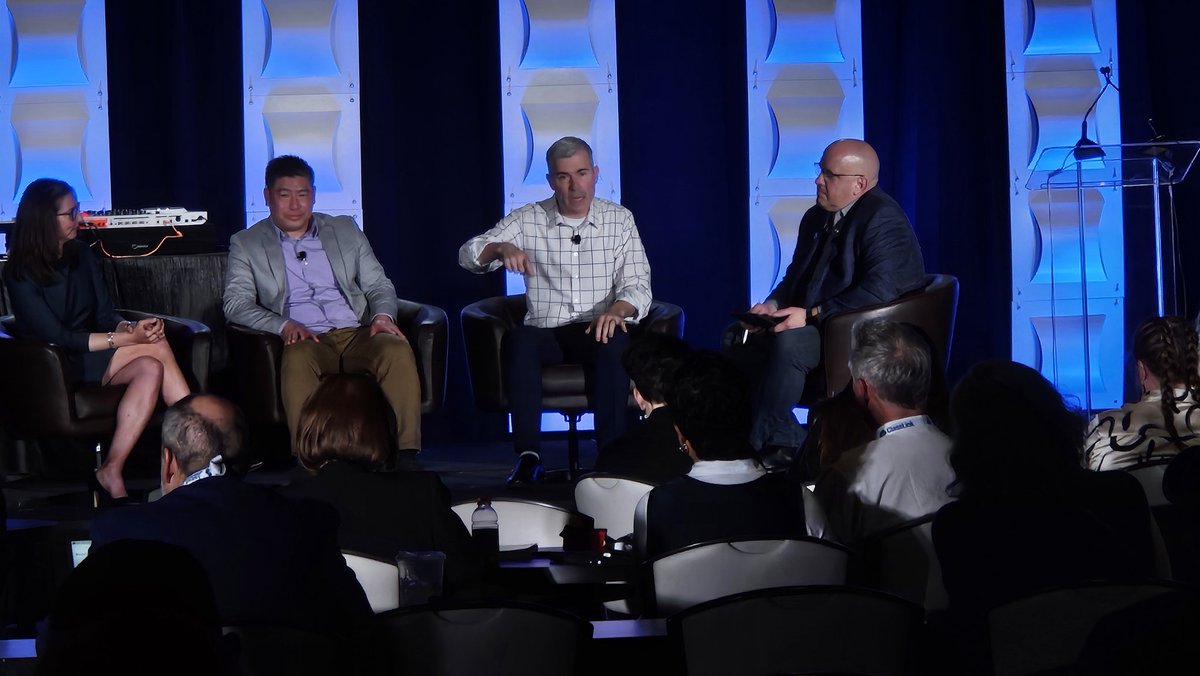 Finally able to add pictures from #CoSN2025 <a href="/CoSN/">CoSN</a>. Sat with <a href="/wterral/">Wanda Terral, EdD</a> during panel discussion.