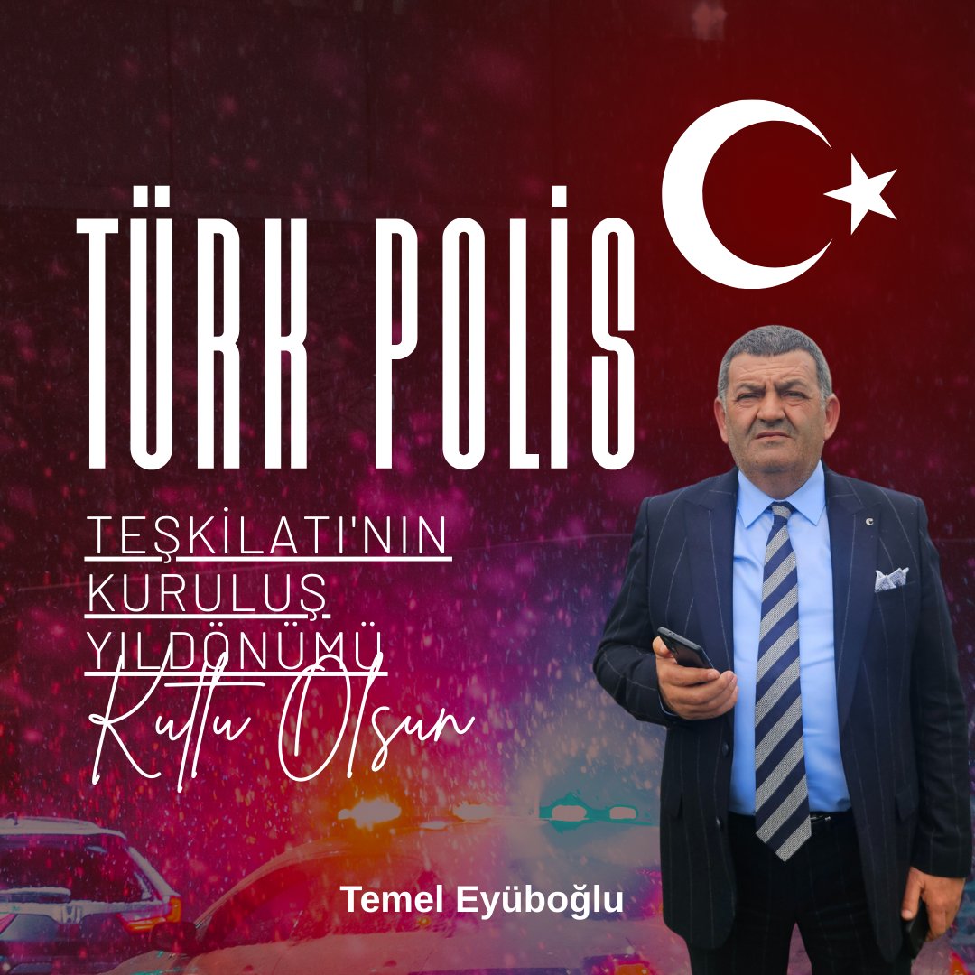 180 yıldır milletimizin huzuru ve güvenliği için gece-gündüz demeden fedakarca görev yapan Kahraman Türk Polisinin  kuruluş yıldönümünü kutluyorum. 
Vatan size daima minnettardır. #Polis #PolisHaftası