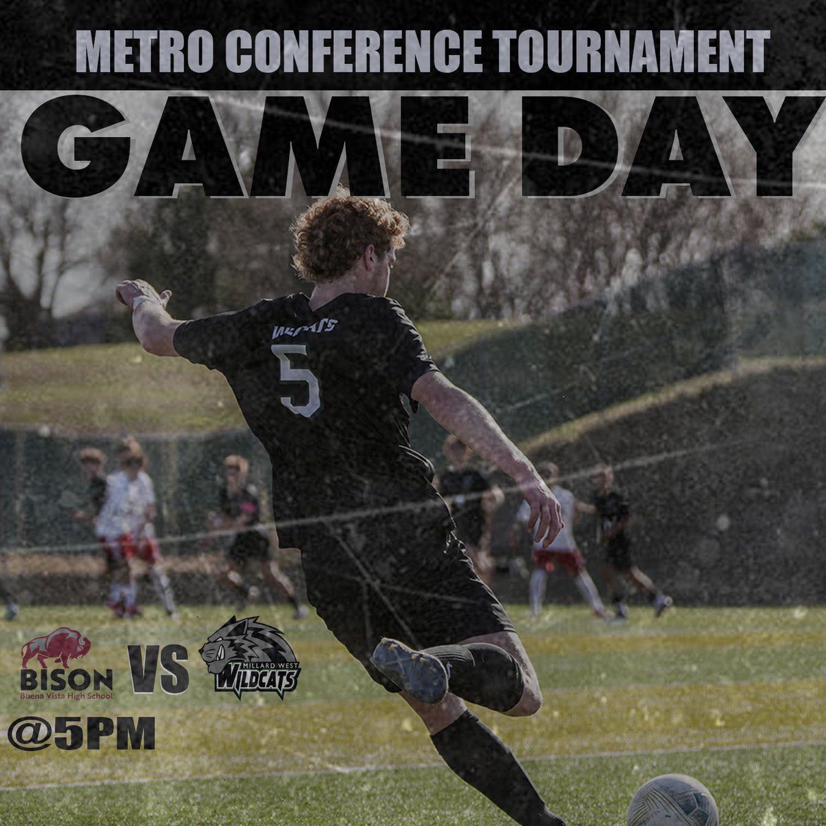 Metro soccer begins today. The girls travel to Buena Vista at 6PM and the boys host Buena Vista at 5 PM.