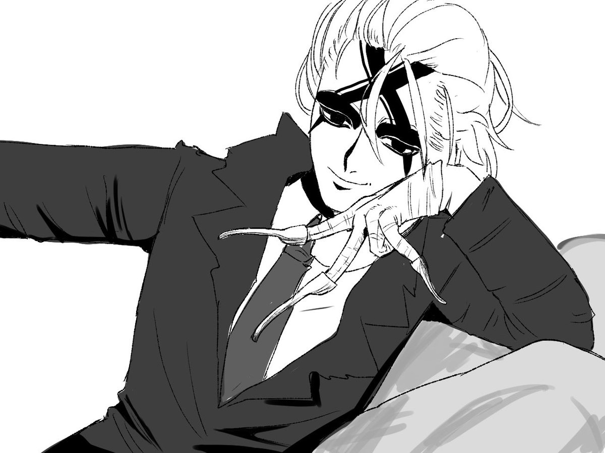 悪役？✖️せんせー描けました🫶
謎にハンサムに描けてしまって自分でメロついてる。
<a href="/rororoskr/">ろう@低浮上気味</a>