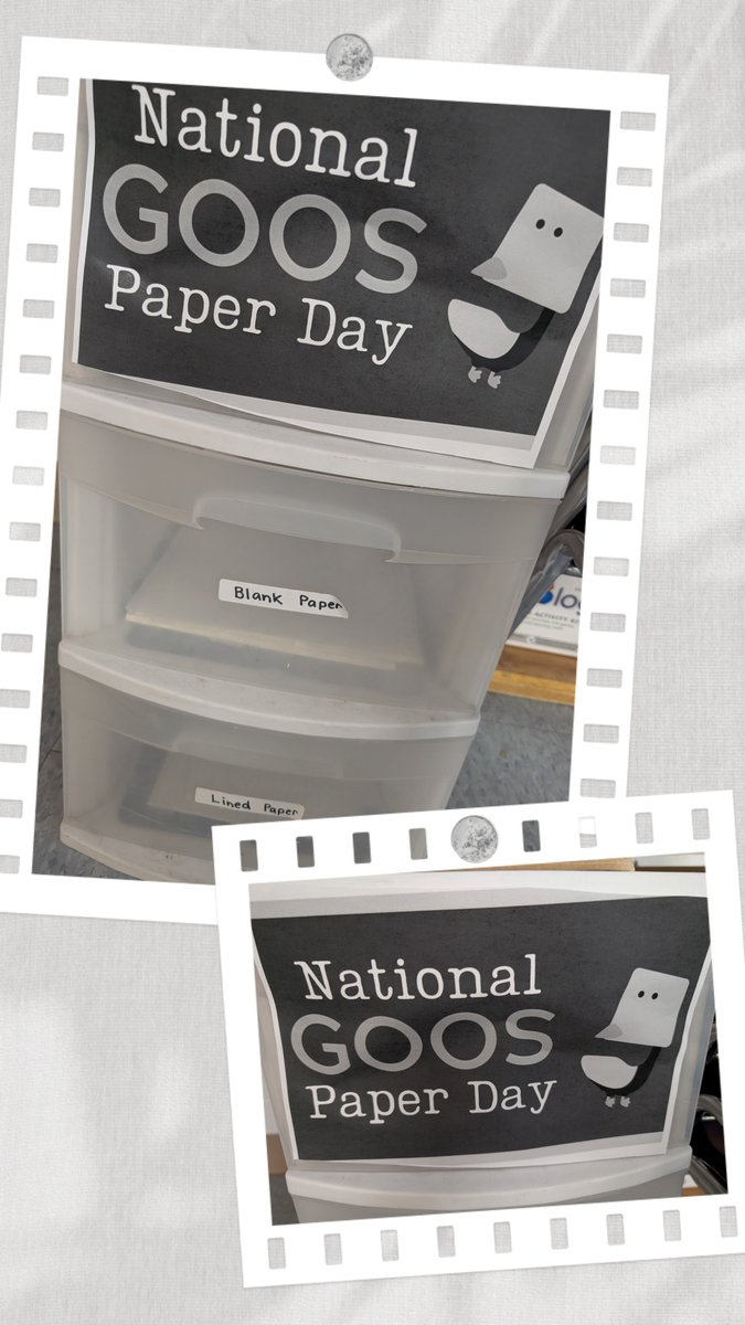 MrsPereiraClass's tweet photo. Last Thursday April 3rd was National #GOOSPaperDay. GOOS Paper is paper that has been used on one side, but is still blank & usable on the other side. Using GOOS paper means ensuring both sides of a piece of paper are used before it is recycled. @stsmmary_dpcdsb @EcoSchoolsCAN https://t.co/usW4VNOYxA