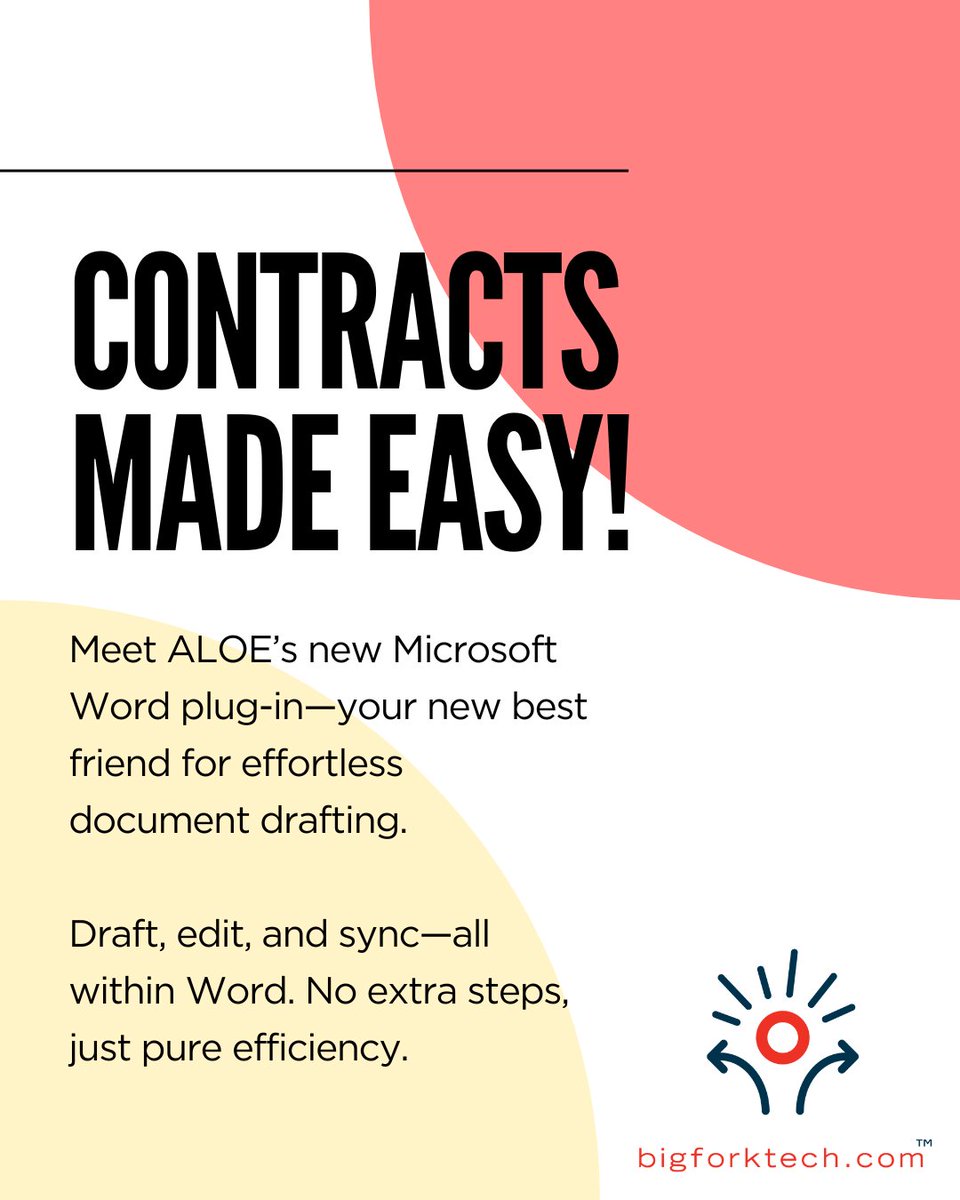 BigforkTech's tweet photo. Say goodbye to copy-pasting and hello to efficiency! #ContractManagement #MicrosoftWord #LegalTech #Efficiency https://t.co/5kYoukGnH4