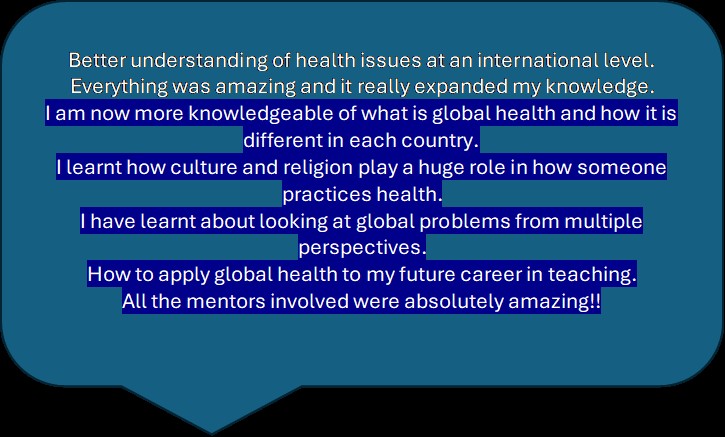 GlobalHealthMSc's tweet image. Look what our students have to say about our summer module, #GlobalHealth: Critical Reflections!
It will run again at the @SussexUni between 30 June - 18 July. You can find out more information and register here: sussex.ac.uk/study/study-ab…
@BSMSMedSchool