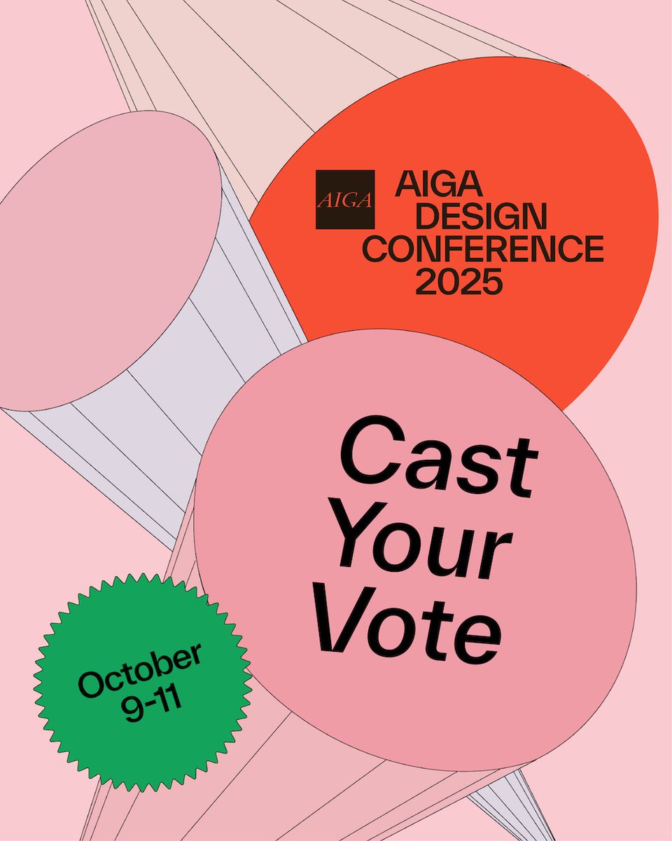 For the first time in 40 years, the AIGA Design Conference is letting YOU vote on proposals to help shape the program! Cast your vote today and make your voice heard. Voting ends May 1, 2025.

Vote Today 👉 aigadsgn.org/3EqXkIS 

#AIGADesignConference #VoteForDesign