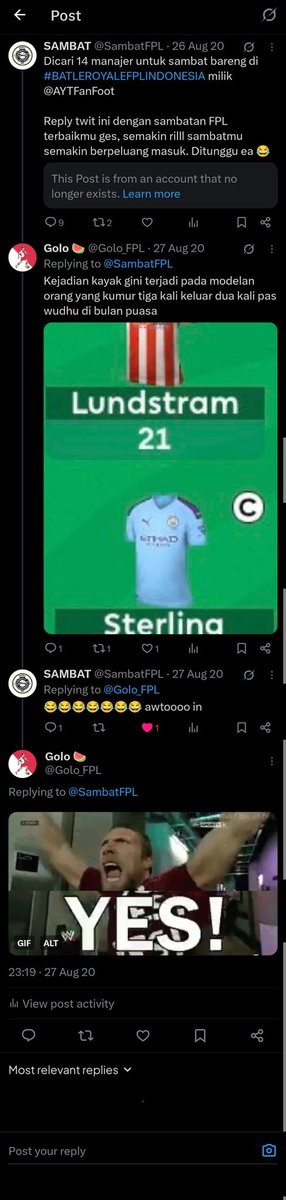 Golo_FPL's tweet photo. He believed in me when no one else did.

Back then, I was nobody, and I still am. Luckily, now I am surrounded by lovely people sharing the same passion.

That is something I will always thank him for.

Grazie di tutto, Der 🤍🖤

#SambatDay #COYS https://t.co/qQJHzlPopp