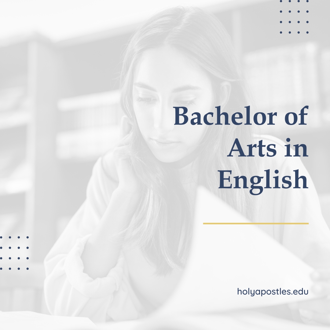 HolyApostlesedu's tweet image. Uncover the potential of a BA in English available 100% online. This 120-credit undergraduate degree opens doors to diverse career opportunities. Explore more: holyapostles.edu/bachelor-engli… #BAEnglish #HumanitiesMajor