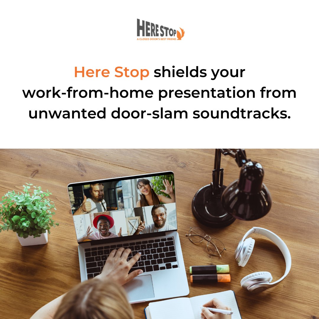 HereStopUSA's tweet image. Capture the win during every video call! 

Here Stop ensures your presentations and meetings are free from those jarring background interruptions. 

Shop now at herestop.com

#RemoteWorkWin #SilentSuccess #HereStopProtection
