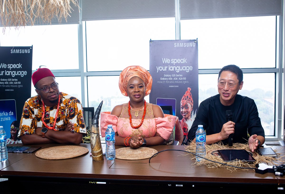 samsungmobileng's tweet photo. Last week, we officially launched the Local Language feature on our devices! It was a celebration of the Nigerian culture, and community.
Now you can set up your new Galaxy S25, A26, A36, or A56 in either Yoruba, Hausa, or Igbo
#WeSpeakYourLanguage
#YourLanguageYourIdentity https://t.co/bx1D2wHPPw