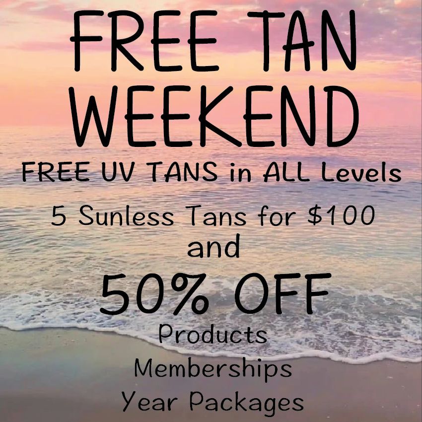 Motor_City_Tan's tweet image. FREE TAN WEEKEND HAS ARRIVED! 💝 

Can't make it in to the salon? Year packages and Sunless tans are available for purchase in our online store: motorcitytan.com/shop 

#MotorCityTan #FreeTanWeekend #SunlessTan #SprayTan #UVTanning #SunbedTan #RedLightTherapy