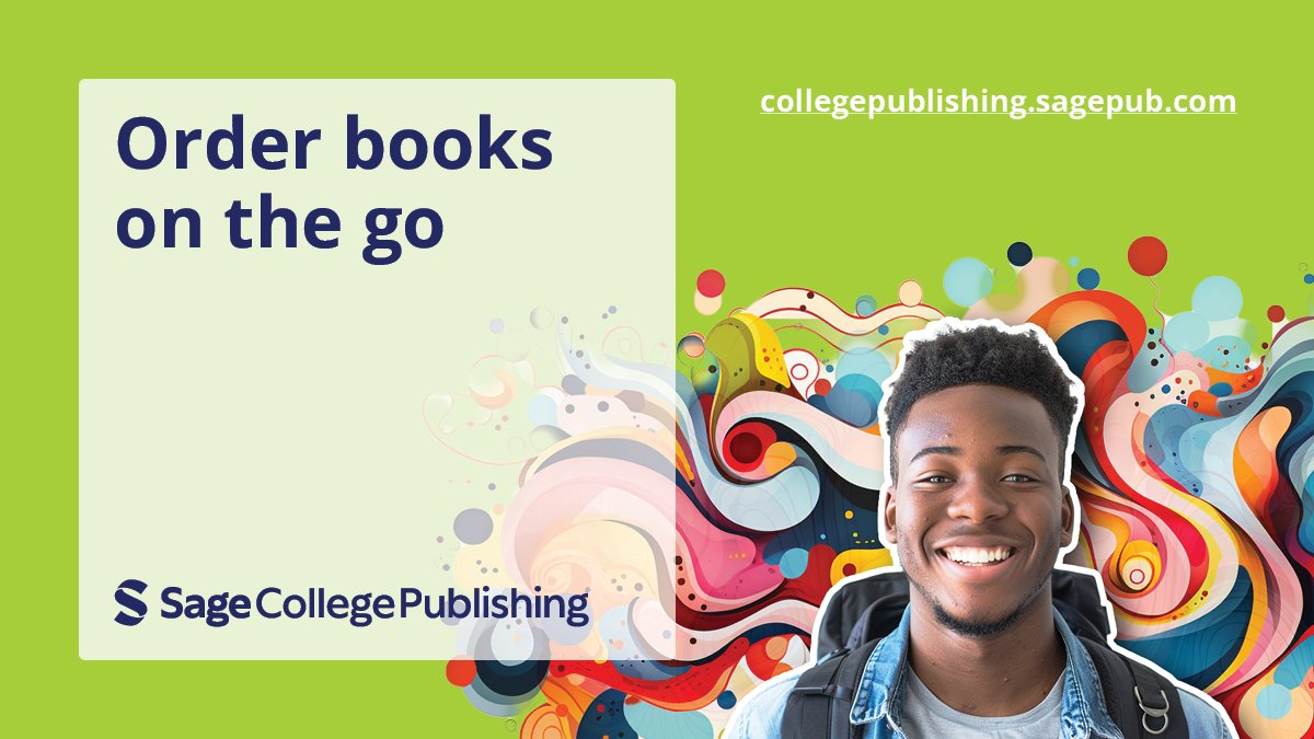 Students can order books on the go with our US Sage College Publishing website. Course materials are just a click away.

Get started today: ow.ly/B9kn50VxZyt
