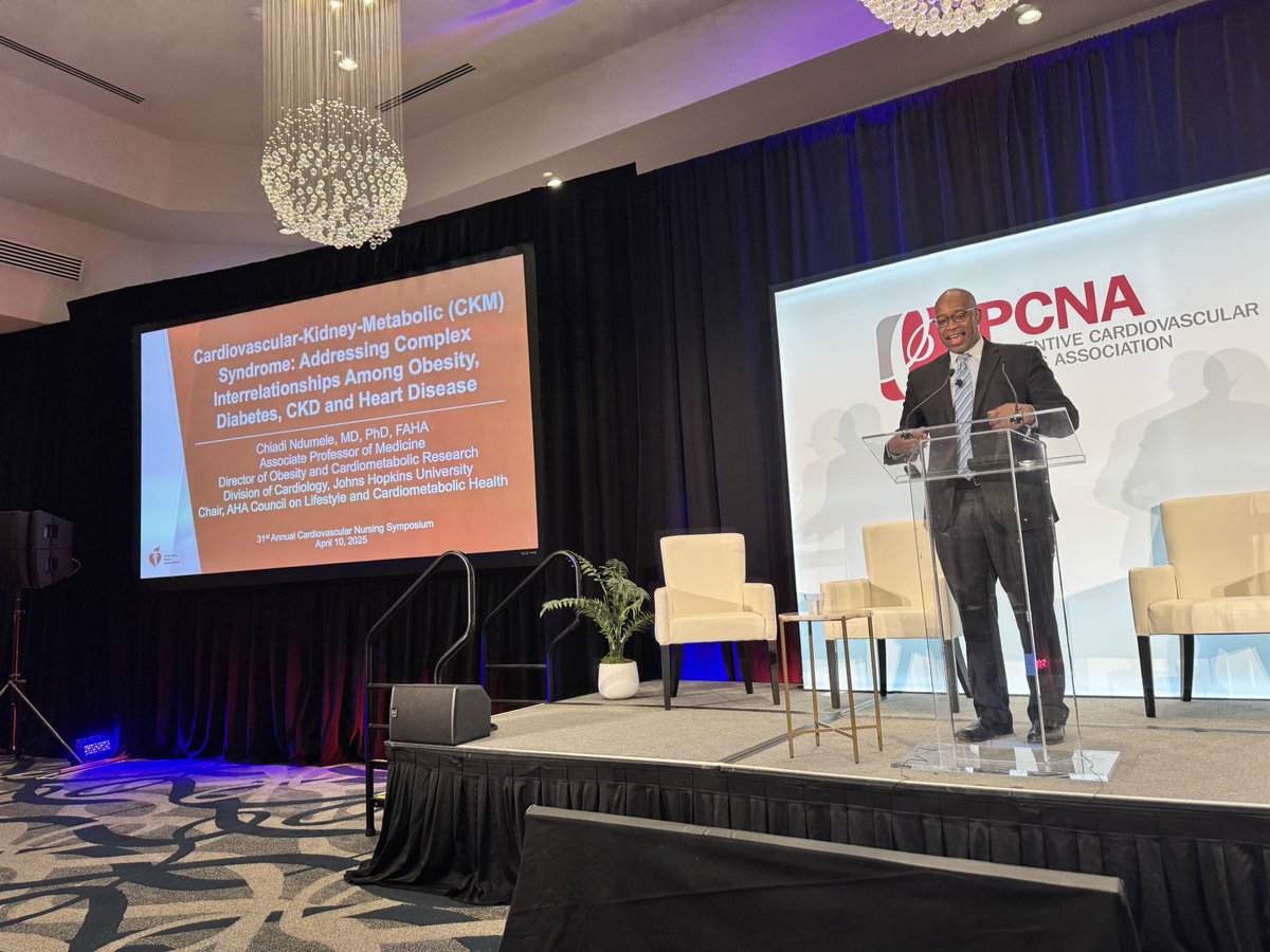 Diana Baptiste DNP, RN, CNE, FPCNA, FAAN (@baptistediana) on Twitter photo Dr. <a href="/ChiadiNdumele/">Chiadi Ndumele</a> leads an engaging talk on cardiovascular-kidney metabolic syndrome at the #PCNA2025 Annual Symposium ❤️#hearthealth <a href="/HeartNurses/">Preventive Cardiovascular Nurses Association</a> <a href="/ycommodore/">Yvonne Commodore-Mensah, PhD, MHS, RN</a> <a href="/ErinFerranti/">Erin Ferranti, PhD, MPH, RN</a> Dr. <a href="/ChiadiNdumele/">Chiadi Ndumele</a> leads an engaging talk on cardiovascular-kidney metabolic syndrome at the #PCNA2025 Annual Symposium ❤️#hearthealth <a href="/HeartNurses/">Preventive Cardiovascular Nurses Association</a> <a href="/ycommodore/">Yvonne Commodore-Mensah, PhD, MHS, RN</a> <a href="/ErinFerranti/">Erin Ferranti, PhD, MPH, RN</a>