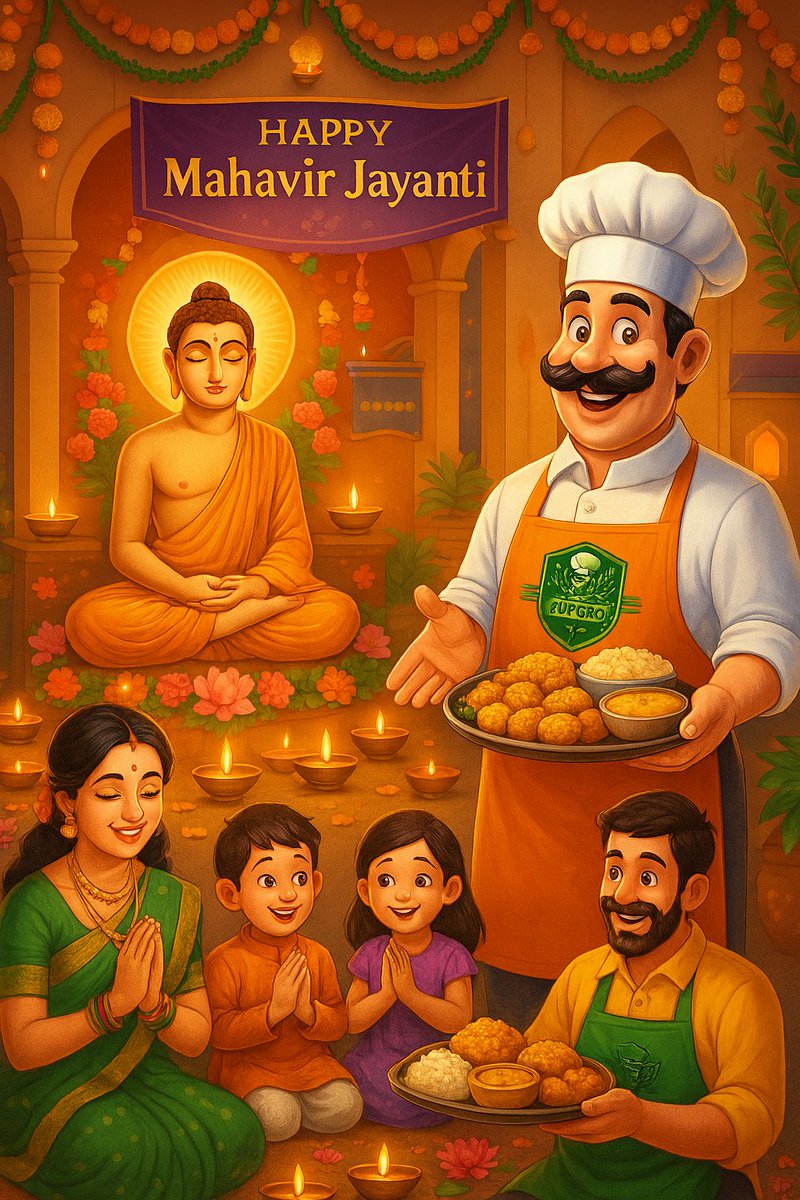 ZupgroLife's tweet photo. We are proud to bring home-style festive food to your doorstep, adding warmth to ur celebration.
Our chefs have curated special Jain-friendly delicacies with love&amp;tradition.
Order now at https://t.co/FRuUIsPgYX
#MahavirJayanti #ZupgroCelebrations #JainFood #HomelyFood #ZupgroLife https://t.co/ftFsIlreuI