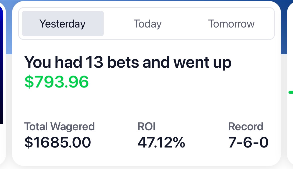 gamble2freedom's tweet photo. 🚨I made $1700 Yesterday 🚨

🗓️ April Total Profit 🗓️

📈102 units 🟰 $5,106💰

🔎All plays tracked by @pikkitsports and @OddsJam FREE BET TRACKER. 

📖Pikkit: tracking FanDuel (for parlays/straights), and all DFS books (Prizepicks, Underdog, Dabble, etc.)

📖Oddsjam Tracker: Straight bets with books like NoVig, Prophet X, and Offshores like BetOnline.

🤑1/3rd way done with April! Let me teach you what I’ve learned! 
🔗 https://t.co/8YHcJuEUQc