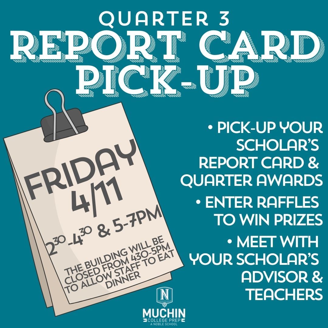 BeNobleMuchin's tweet photo. We cannot believe we're already in the 4th quarter of school! Join us TOMORROW to review your scholar's metrics from Quarter 3 and partner with us to support them with a strong Quarter 4. Doors open at 2:30pm and close at 7:00pm. https://t.co/n8sOV3Mv9P