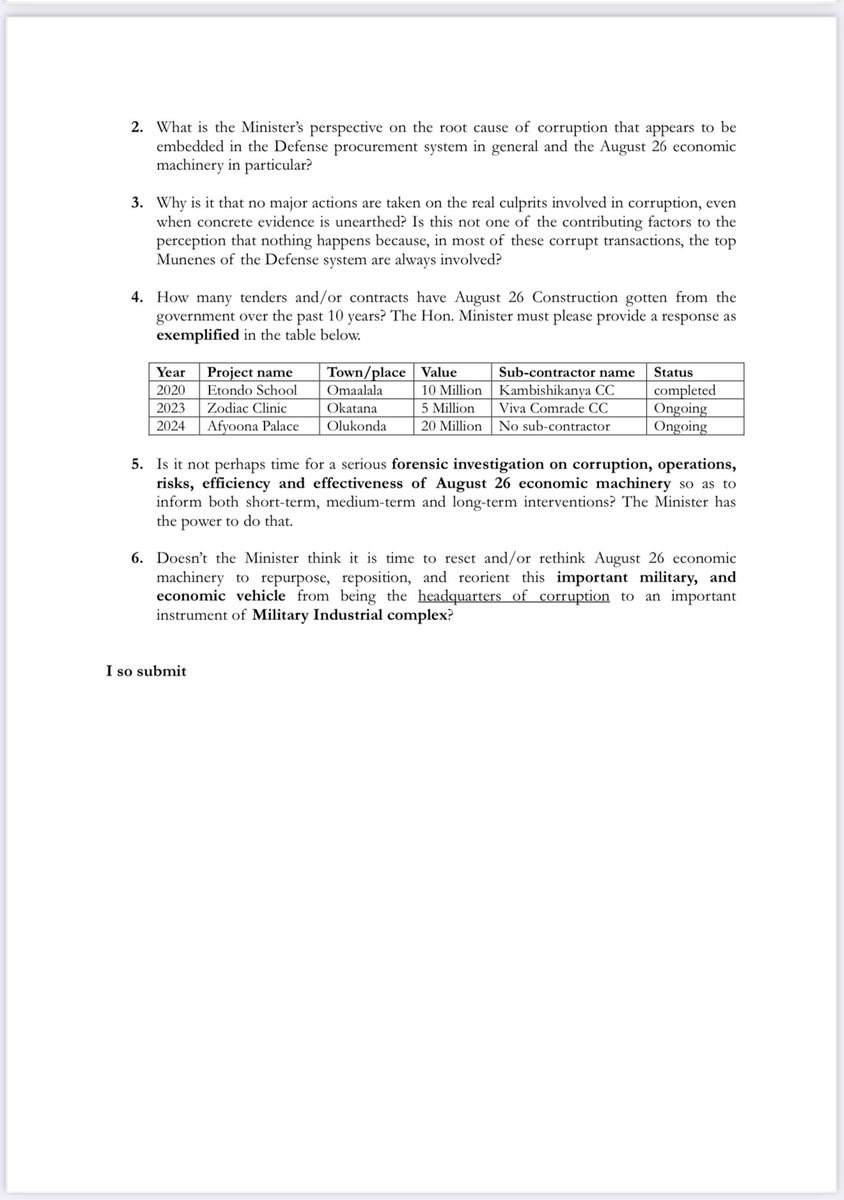 Shipululo's tweet photo. People of Namibia 🇳🇦 
This is the question we asked the minister of Defence on the August 26 Construction that ended up on the Bank Account of a Two Year Old! Close to N$ 4 Million of PUBLIC MONEY is Lost in this Corruption! We won’t leave them. Kapuna okachiii takiinyenge! https://t.co/oOHAHFP3Ba