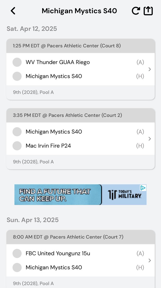 Michigan Mystics S40 2028 (@2028mystics) on Twitter photo This roster of girls is crazy good! 👀👀
You may want to pencil them in to watch! Here is their schedule for the year along with this weekend at the Prime Event in Westfield. Let’s go!
#dawgsquad is back.
<a href="/MImystics/">Michigan Mystics</a> <a href="/MichHSBball/">Mich HS Bball</a> <a href="/wadesworld32/">Coach Keith Wade</a>
<a href="/PGHMichigan/">Prep Girls Hoops Michigan</a> This roster of girls is crazy good! 👀👀
You may want to pencil them in to watch! Here is their schedule for the year along with this weekend at the Prime Event in Westfield. Let’s go!
#dawgsquad is back.
<a href="/MImystics/">Michigan Mystics</a> <a href="/MichHSBball/">Mich HS Bball</a> <a href="/wadesworld32/">Coach Keith Wade</a>
<a href="/PGHMichigan/">Prep Girls Hoops Michigan</a>