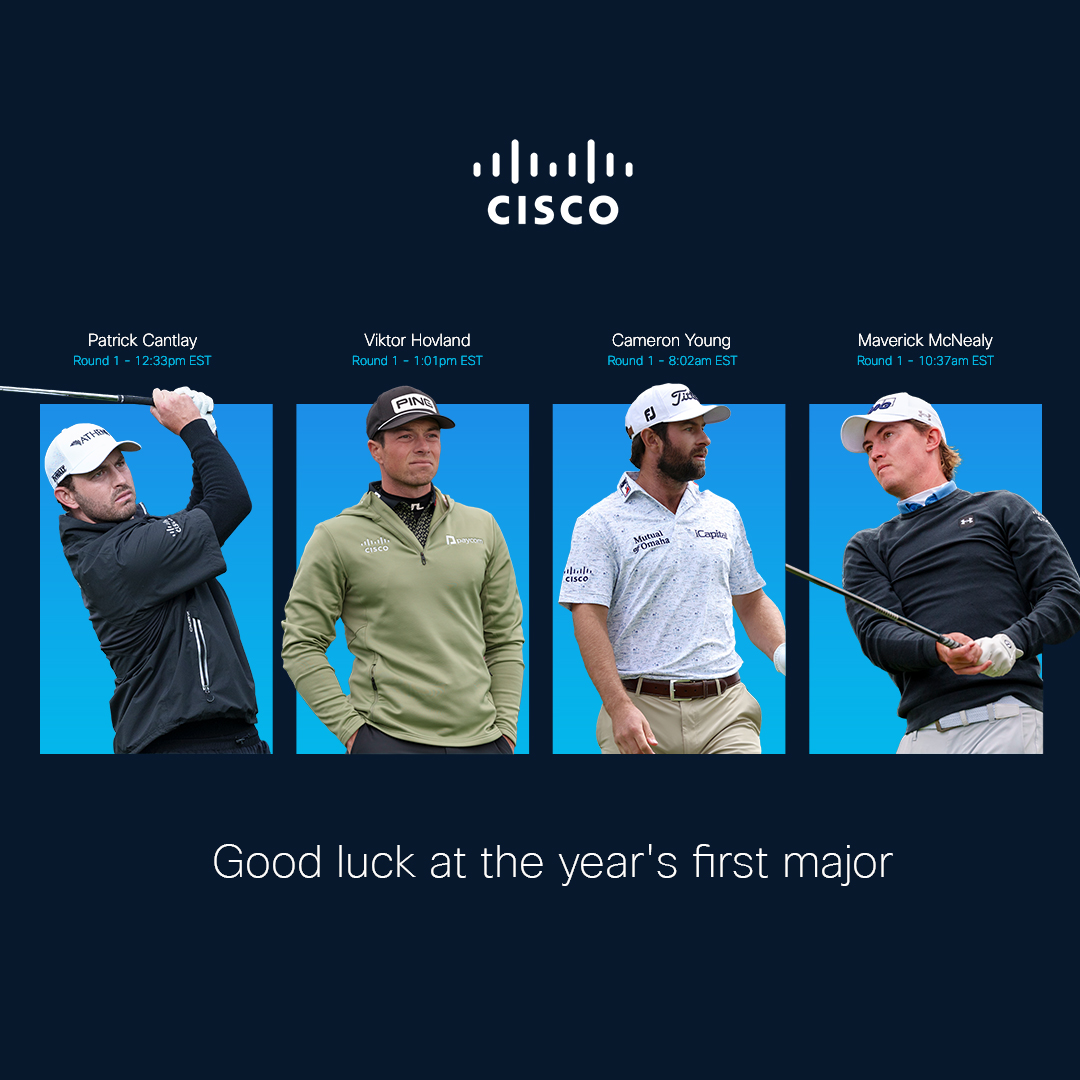 Chasing the green jacket ⛳️

#TeamCisco 
<a href="/patrick_cantlay/">Patrick Cantlay</a> @mavmcnealyPLT