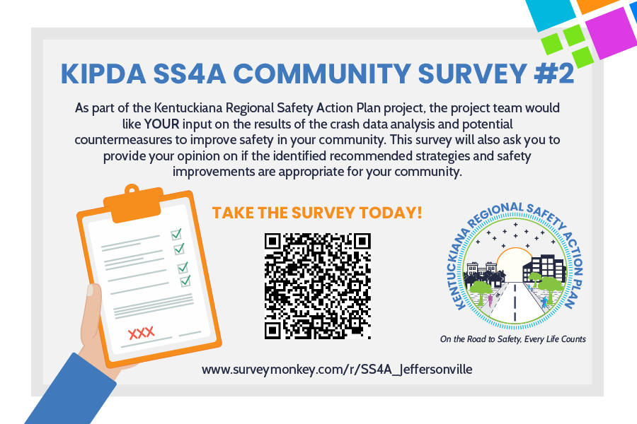 🚶‍♂️🚴‍♀️🚗 Your input is needed to determine where there are pedestrian, bicyclist, and vehicular safety concerns.

The City of Jeff’s Planning and Engineering Departments are working with KIPDA to develop a safety action plan. 

Take the survey: loom.ly/1noDONI

#onlyINjeff