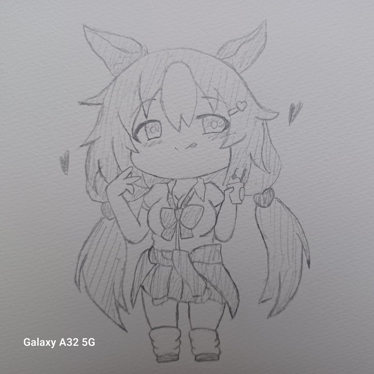 最近は、線画が、薄くなった꜀(。௰。 ꜆)꜄ 