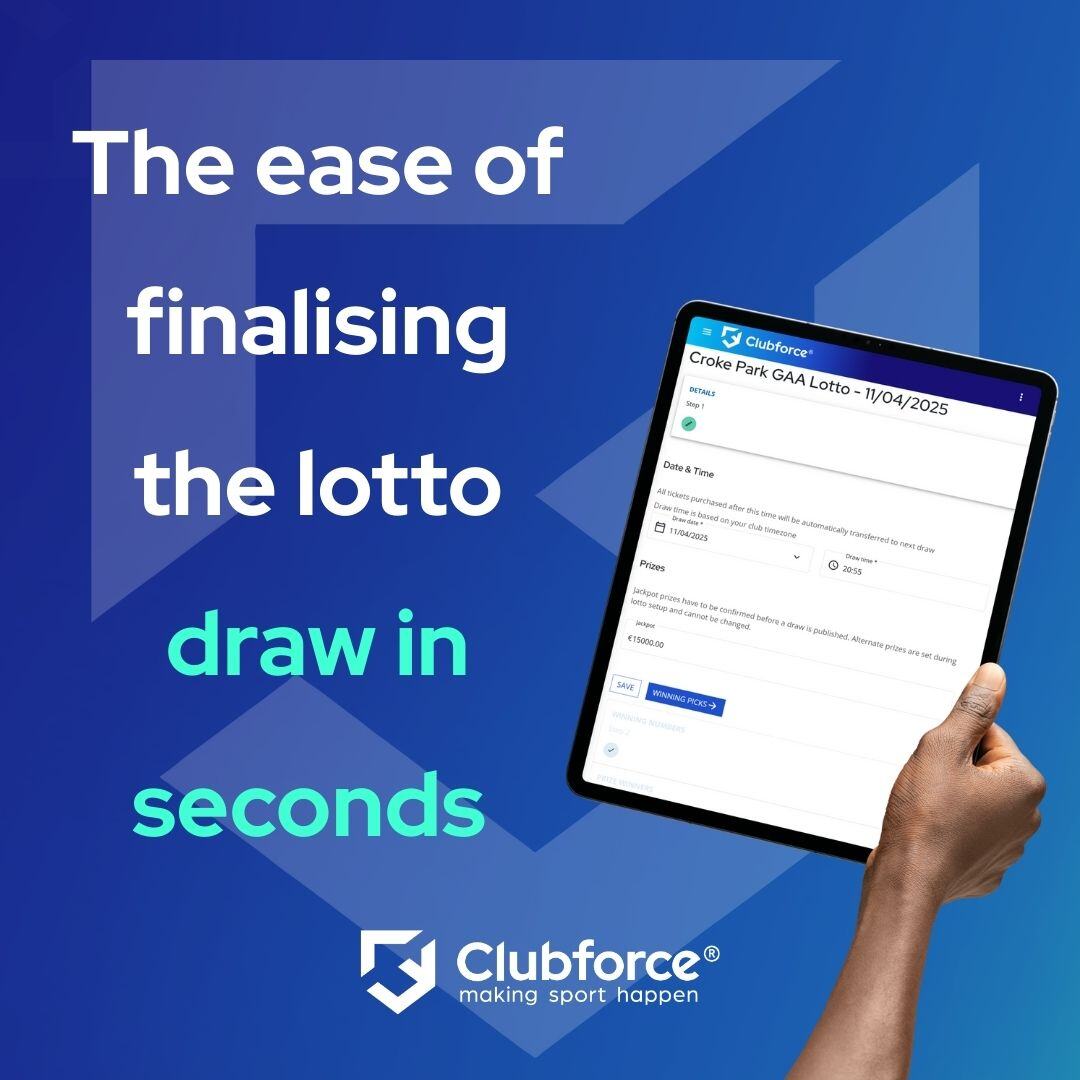 WeAreClubforce's tweet image. Finalising the current lotto draw and setting up next draw takes just seconds with Clubforce! No delays or confusion ⏱️💸 Ready to go? Let’s keep the winnings rolling! #Clubforce #LottoMadeEasy #SeamlessSetup