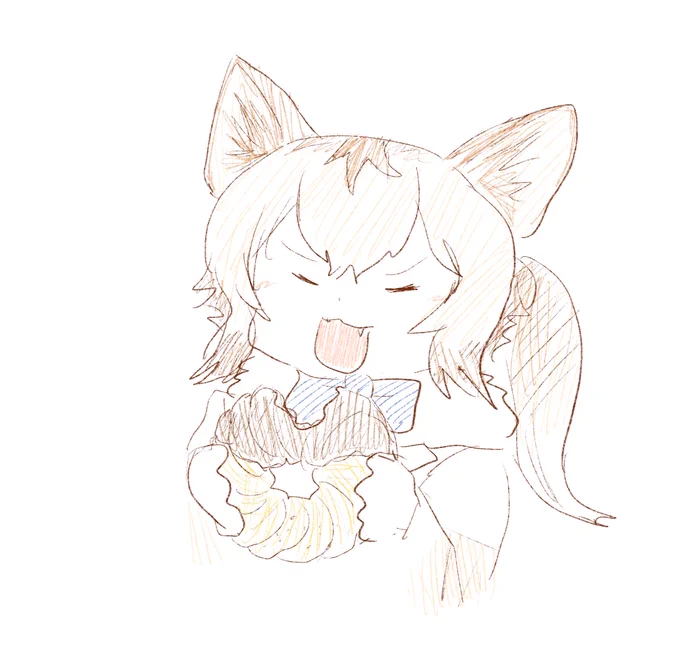#なにか食べてるフレンズ 