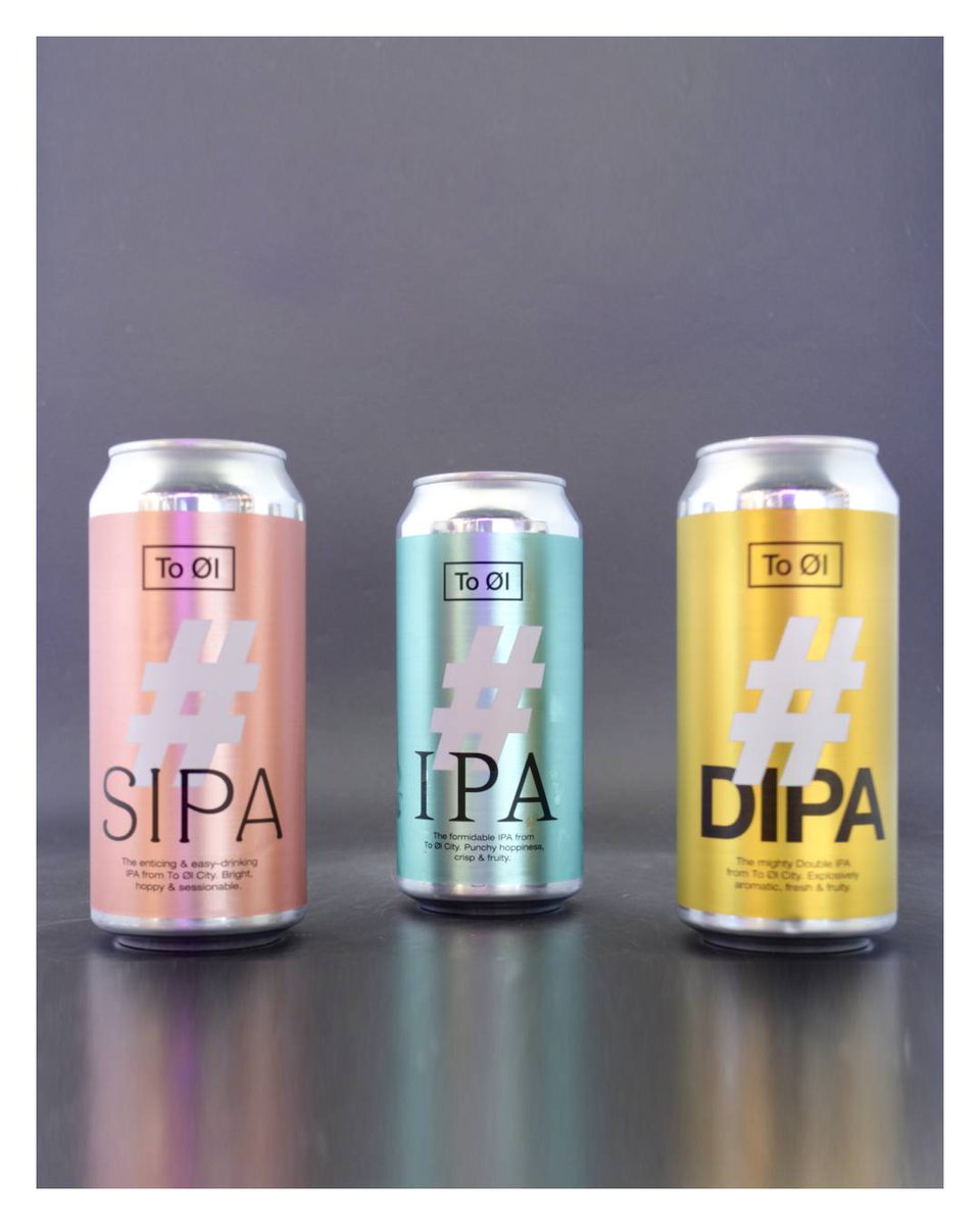 Danish legends To Øl have covered the hoppy bases with this latest release: a Session IPA, IPA, &amp; Double IPA! Pick your strength hop heads. 

shop.ghostwhalelondon.com
