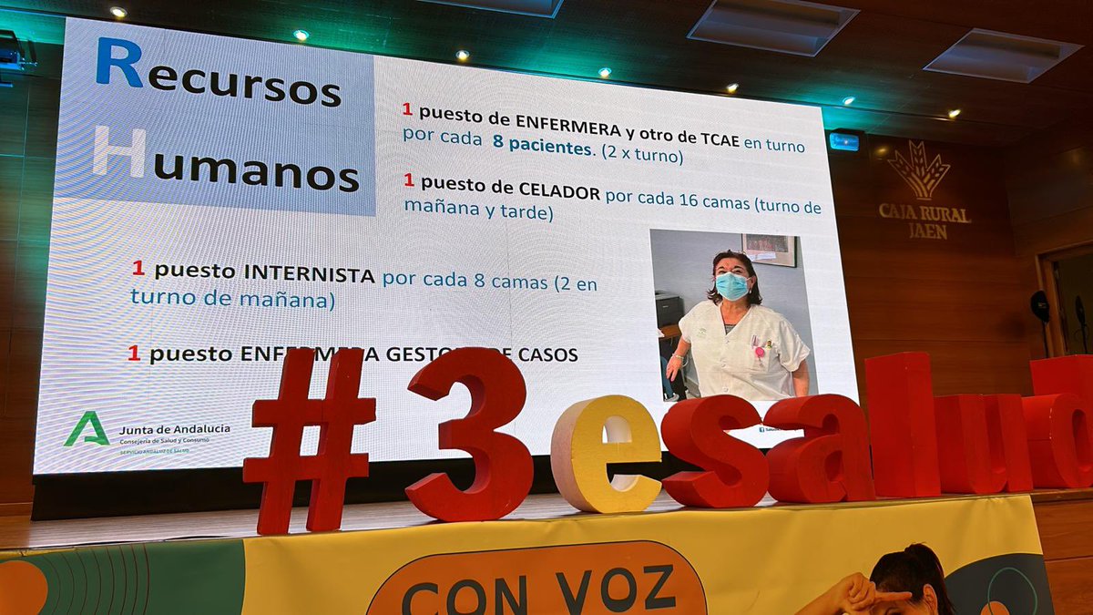 SaludNorteMalag's tweet photo. Ana María Sánchez, enfermera de la Unidad de Alta #Complejidad #cuidadandodeti del Hospital de #Antequera participa en la XI Jornada Internacional #3esalud en Jaén con la ponencia: “Atención al Paciente Crónico Complejo: el caso del AGS Norte de Malaga”
Enhorabuena 👏🏻👏🏻👏🏻 https://t.co/slT1O4wt4H
