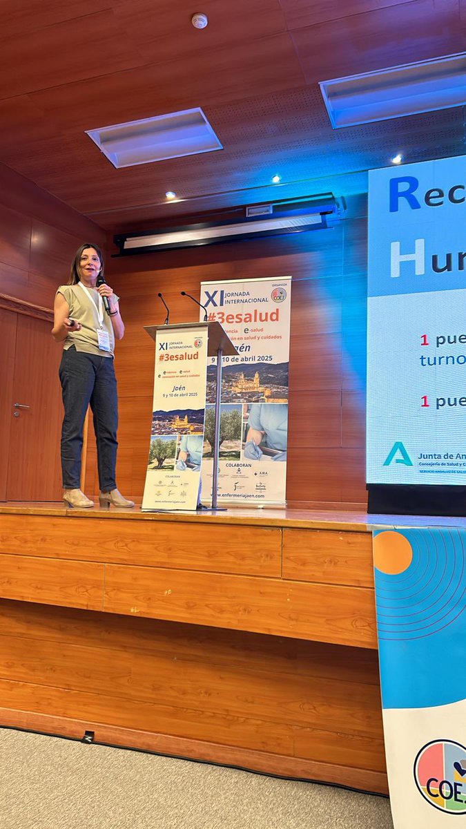 SaludNorteMalag's tweet photo. Ana María Sánchez, enfermera de la Unidad de Alta #Complejidad #cuidadandodeti del Hospital de #Antequera participa en la XI Jornada Internacional #3esalud en Jaén con la ponencia: “Atención al Paciente Crónico Complejo: el caso del AGS Norte de Malaga”
Enhorabuena 👏🏻👏🏻👏🏻 https://t.co/slT1O4wt4H