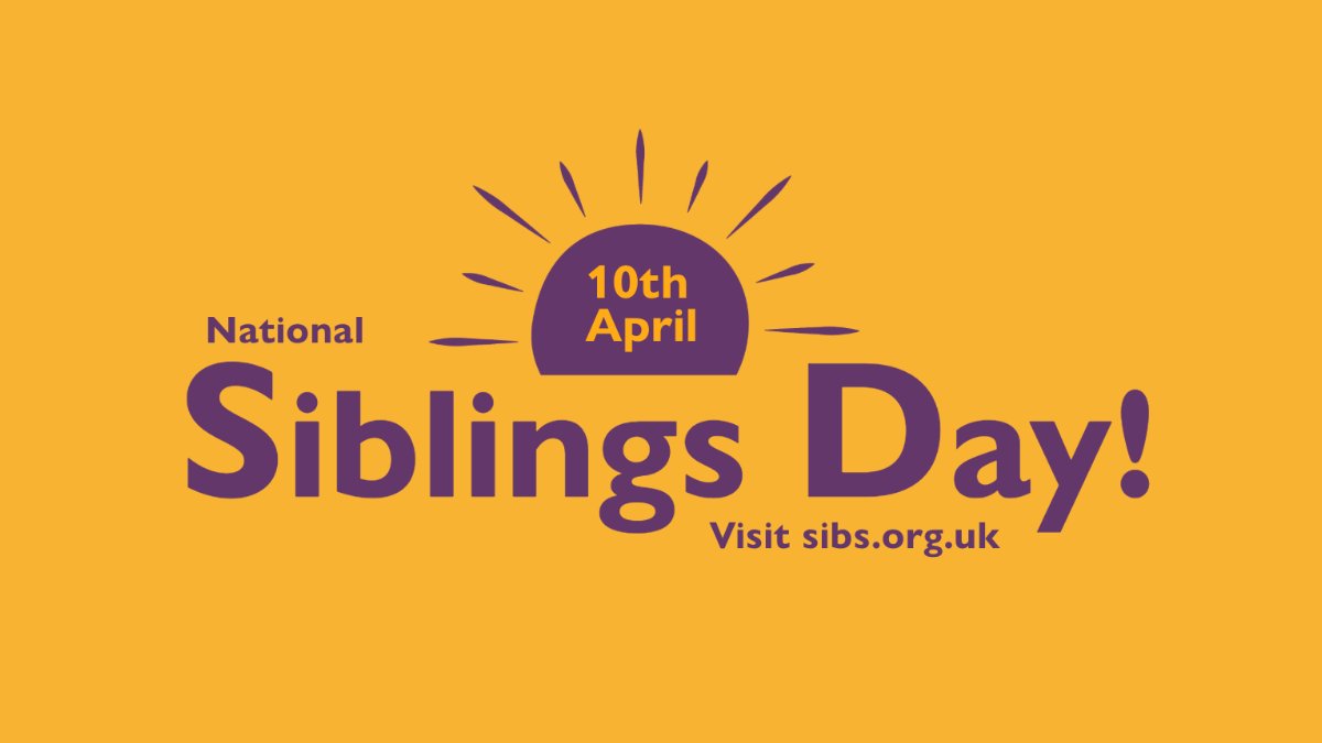 Today is a special day... #NationalSiblingsDay2025 #ItsASiblingThing 
Siblings play such a special role in the lives of their brothers and sisters who are diagnosed with a rare condition, that they deserve a day that recognises how special they are. Check out the charity <a href="/Sibs_uk/">Sibs</a>