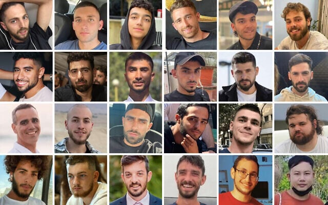 chiefrabbi's tweet photo. It’s hard to believe, as we prepare to usher in another Pesach – our festival of redemption from captivity – that there are still 59 hostages, including 24 who are still alive.

We know from former hostages that, in all likelihood, those 24 people are suffering in the most horrific conditions. Shackled, beaten, starved and abused.

At our seder tables this year, as we utter the famous words - “this year we are slaves, next year, may we be free” – let us keep each one of them at the forefront of our minds.

Elkana Bohbot, Matan Angrest, Edan Alexander, Avinatan Or, Yosef-Haim Ohana, Alon Ohel, Evyatar David, Guy Gilboa-Dalal, Bipin Joshi, Rom Braslavski, Ziv Berman, Gali Berman, Omri Miran, Eitan Mor, Segev Kalfon, Nimrod Cohen, Maxim Herkin, Eitan Horn, Matan Zangauker, Bar Kupershtein, David Cunio, Ariel Cunio, Tamir Nimrodi, Pinta Nattapong.

Print out their pictures. Read out their names. Hold them close. BRING THEM HOME. 🎗️