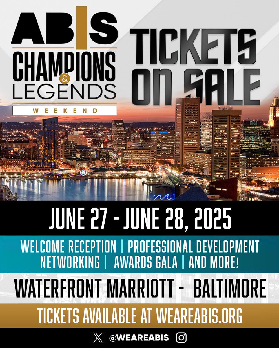 Get You Tickets 🎟️ 👉 weareabis.org
