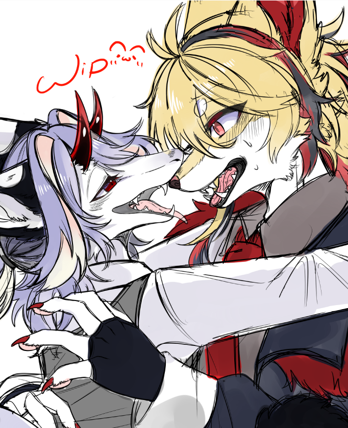 「獣人表紙wip 」|らっしー🐕️C108(土)南【e37b】のイラスト