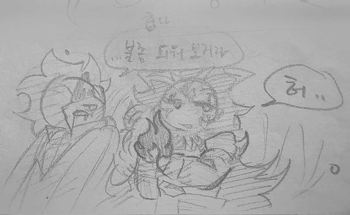 또 묵혀놨던 작년 버골
겨울에그린거라 겨울연성임ㅋ...