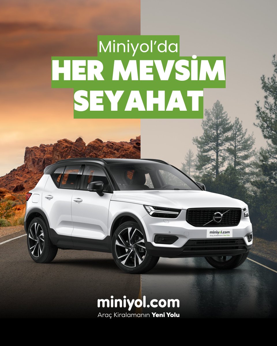 miniyolcomtr's tweet photo. Yazın sıcağında, kışın soğuğunda, baharın tazeliğinde ve sonbaharın huzurunda, Miniyol ile her mevsim keşfe çıkın! İhtiyacınıza uygun araç seçenekleriyle dilediğiniz rotayı güvenle ve konforla keşfedin. Miniyol, her mevsimde yolculuk yapmanın en kolay yolu! 🚗🌍

#miniyol https://t.co/tI5bAEyGyu