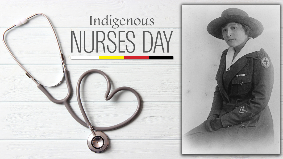 OPP_Indigenous's tweet photo. Edith Monture, a Kanyen’kehà:ka (Mohawk) woman from Six Nations, was the first #Indigenous female registered nurse in Canada. Each year #IndigenousNursesDay is celebrated on her birthday, April 10. Thank you, miigwech &amp; nyá:wen to nurses for supporting healthy communities https://t.co/PEsSzsEWfb