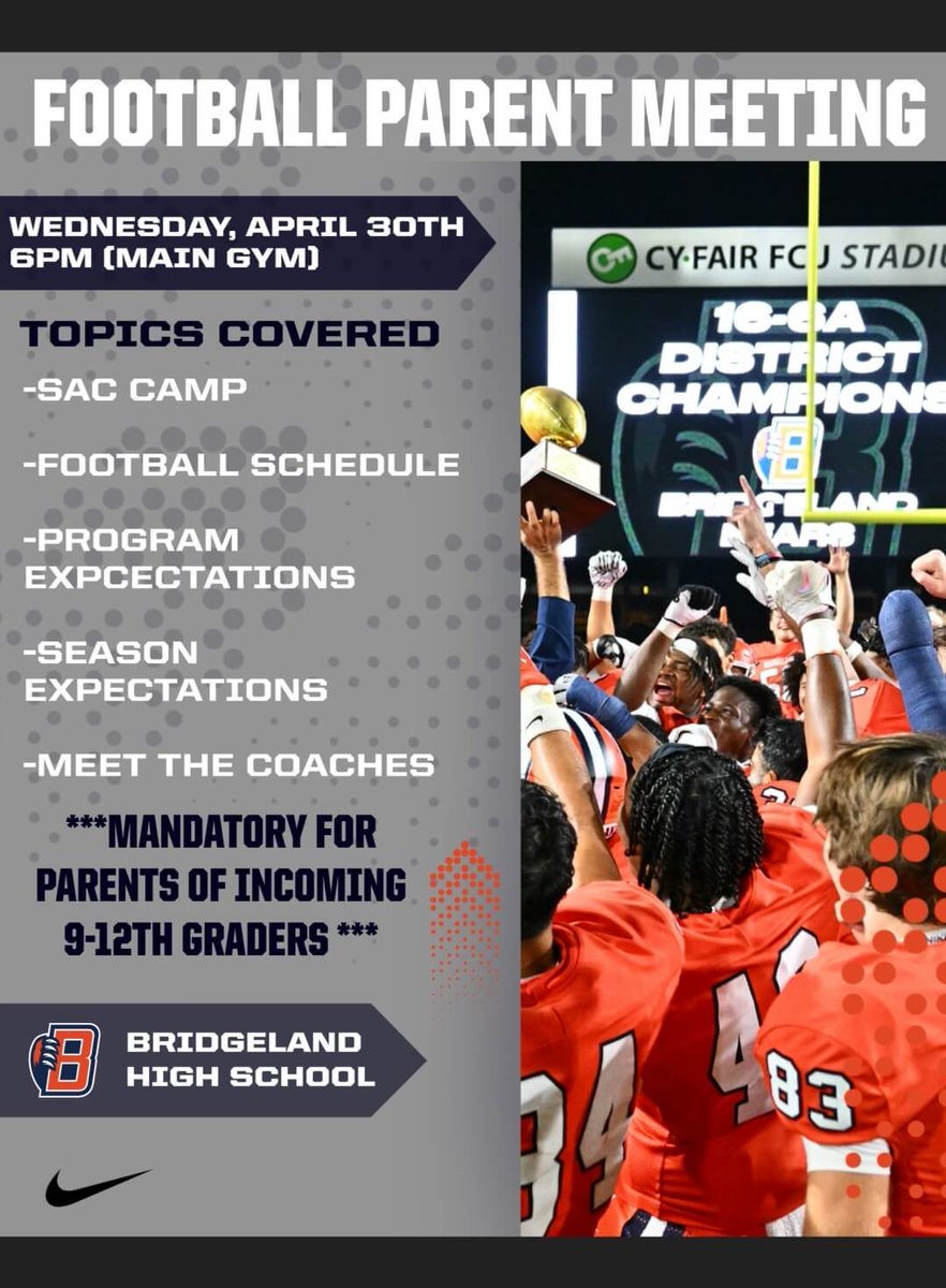 Update!! Important date change information! New date Wednesday April 30th!! ⁦<a href="/BridgelandFB/">The Bridgeland Way</a>⁩ #wintheday
