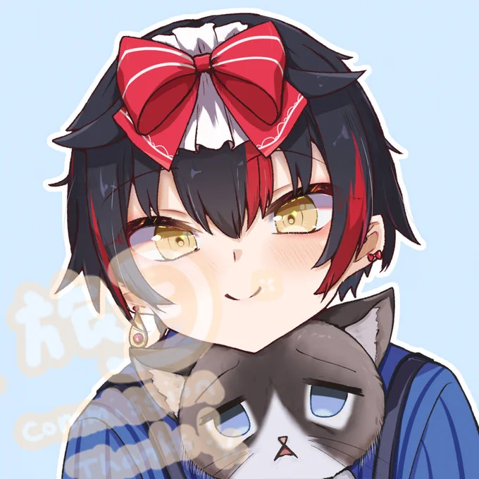 感謝白雪讓我畫了傻眼貓貓(ˊ艸ˋ) #Commission