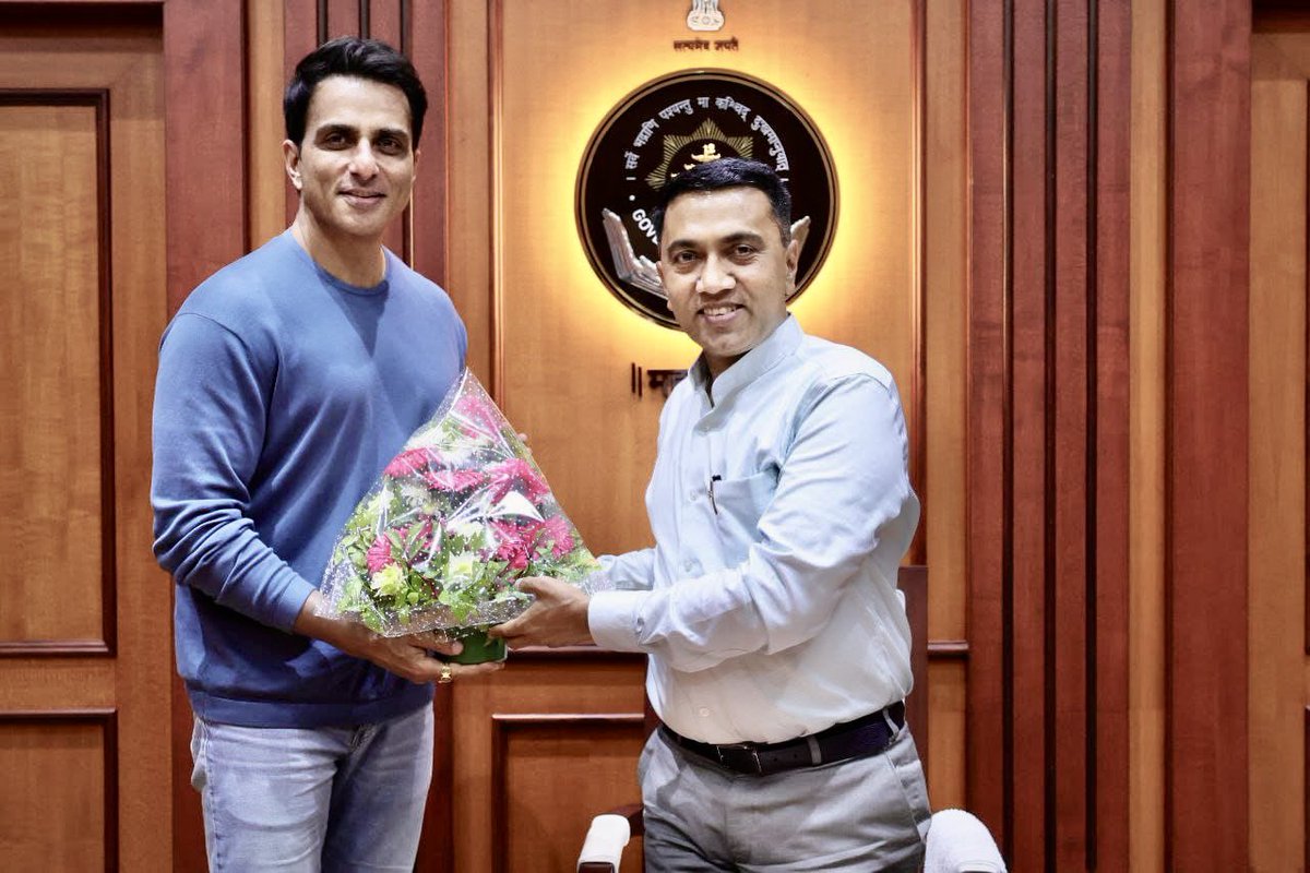 Was such a pleasure meeting the Hon CM of Goa <a href="/DrPramodPSawant/">Dr. Pramod Sawant</a> ji . His warmth and love is truly appreciated. Wishing him great success in leading this beautiful state. <a href="/goacm/">CMO Goa</a>