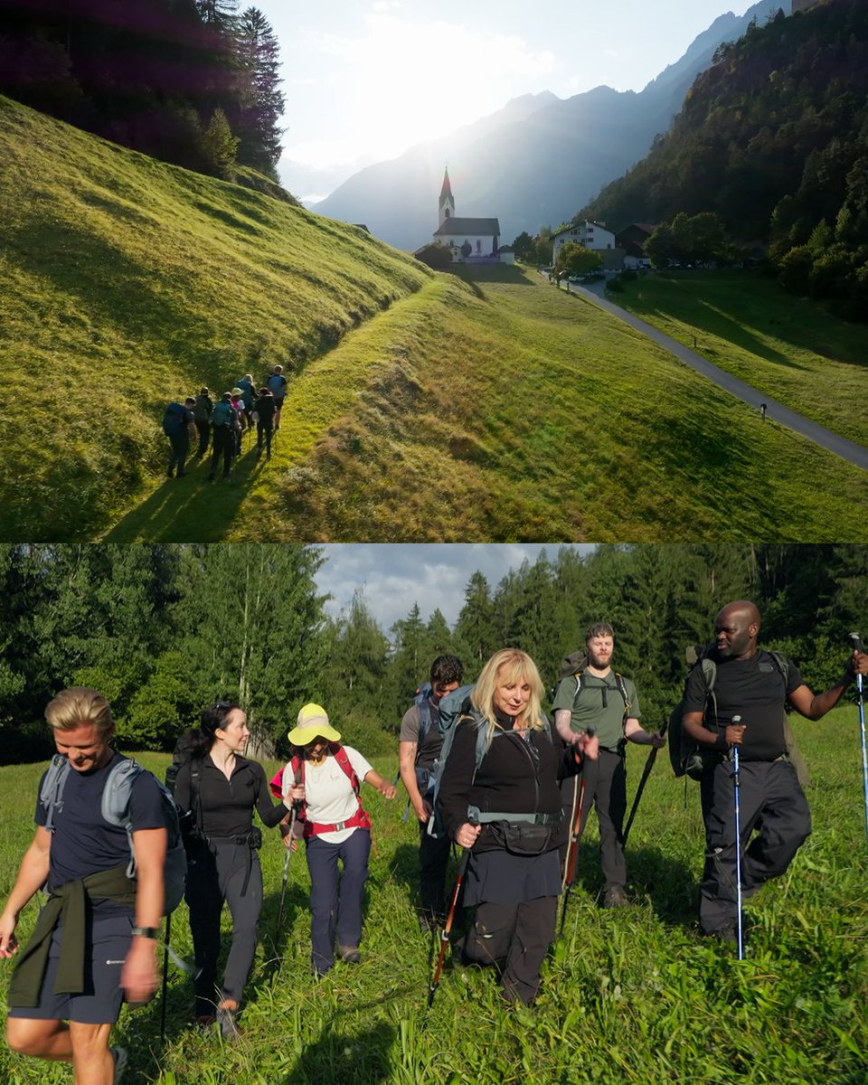 Storm (@storm_post) on Twitter photo "Pilgrimage: The Road Through the Alps" follows <a href="/JeffBrazier/">Jeff Brazier</a>, <a href="/dalisochaponda/">Daliso Chaponda</a>, #HarryClark, <a href="/nelufar/">Nelufar Hedayat</a>, <a href="/HelenLederer/">Helen Lederer</a>, <a href="/JayMcGuiness/">Jay McGuiness</a> & #StefanieReid as they trade comfort for meaningāwalking the ancient Salt Road to Einsiedeln Abbey.
ā°ļøšÆļø Tune in this Sunday at 9PM on <a href="/BBCTwo/">BBC Two</a>! "Pilgrimage: The Road Through the Alps" follows <a href="/JeffBrazier/">Jeff Brazier</a>, <a href="/dalisochaponda/">Daliso Chaponda</a>, #HarryClark, <a href="/nelufar/">Nelufar Hedayat</a>, <a href="/HelenLederer/">Helen Lederer</a>, <a href="/JayMcGuiness/">Jay McGuiness</a> & #StefanieReid as they trade comfort for meaningāwalking the ancient Salt Road to Einsiedeln Abbey.
ā°ļøšÆļø Tune in this Sunday at 9PM on <a href="/BBCTwo/">BBC Two</a>!