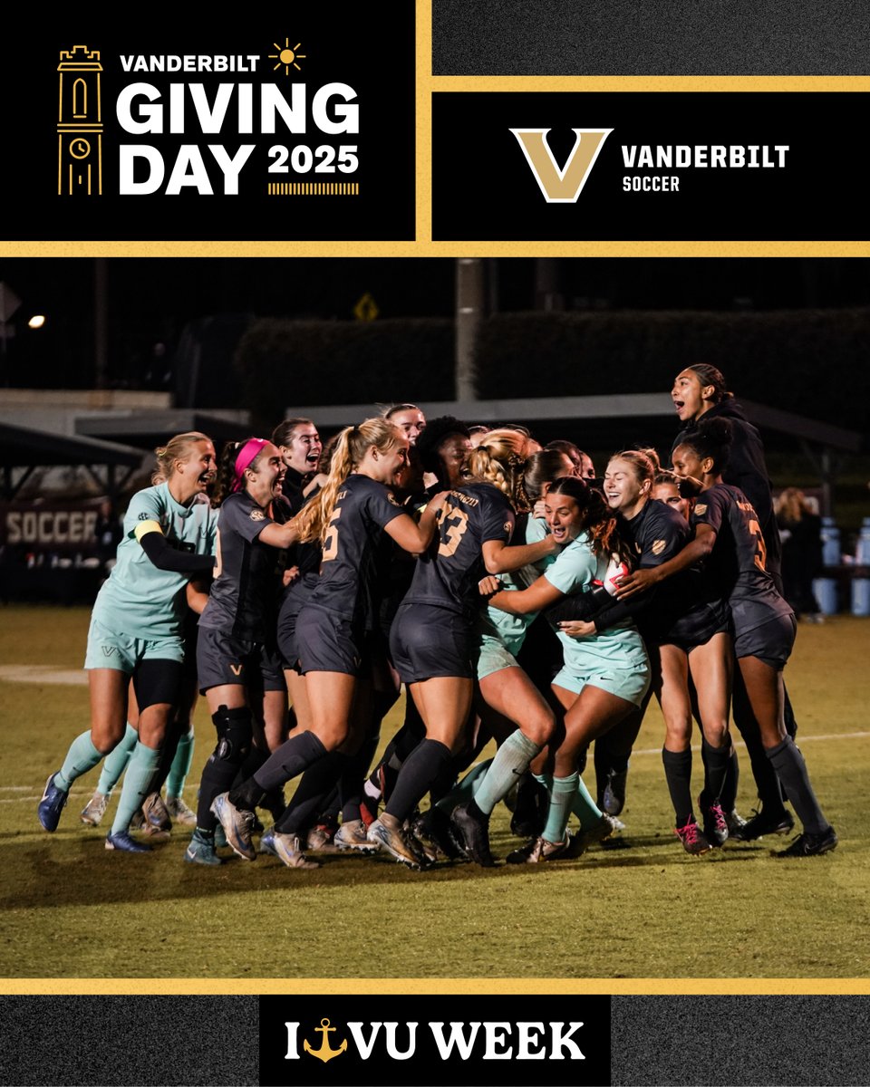 Giving Day is here! Support the Excellence Fund and help us elevate our program to new heights.

🔗 vu.edu/give25-socc

#GivingDay | #VU4Life