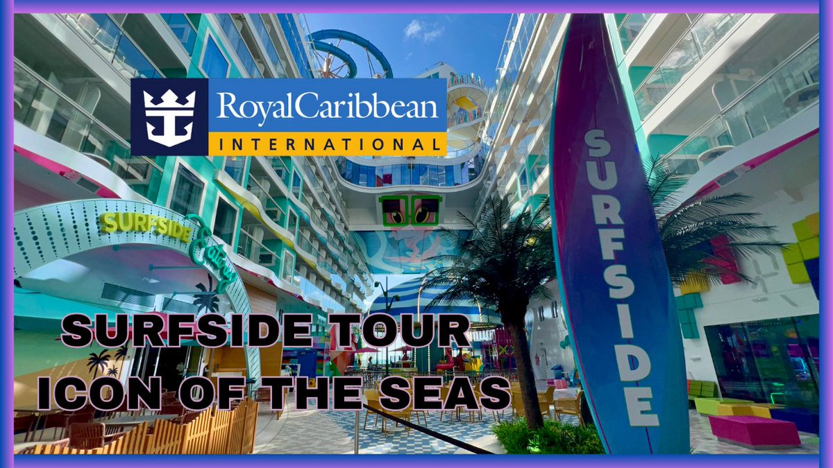 Tour of Surfside Neighborhood on Icon of the seas youtu.be/Gv1a4H2InGs?si… via <a href="/YouTube/">YouTube</a> <a href="/RoyalCaribPR/">Royal Caribbean Public Relations</a> #iconoftheseas #familytravel