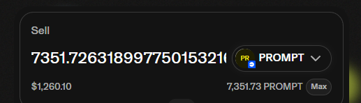 Probably the biggest disappointment of the year - 
Pennies on the dollar $PROMPT where they rewarded yappers way more than those that cached for a year+.