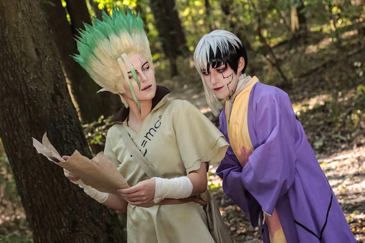 astas_ua's tweet photo. “Since before I met you... I’ve been rather fond of you, Senku-chan, setting aside personal gains”
Gen: @cos_shanti 

#senkuishigami #senkucosplay #asagirigen #gencosplay #drstone #doctorstone #drstonecosplay https://t.co/g5G9bMpCwc