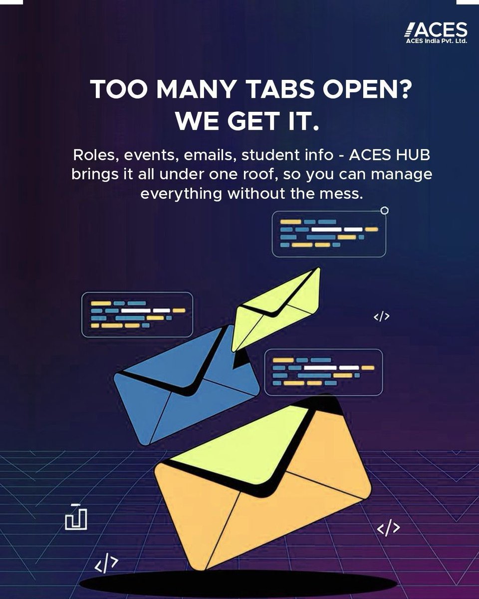 aceshub24's tweet photo. Managing a school shouldn’t be overwhelming. With ACES HUB, you can handle roles, events, communication, and student records, all from one place. Simplify your school, the smart way!

#ACESHub #ConnectedEducation #Education #Learning #FutureOfLearning #SmartLearning https://t.co/jtA6DnI0m1