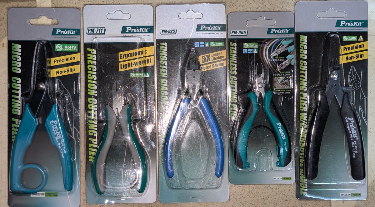 YaleChen2020's tweet photo. 寶工 斜口鉗
這五支都是台灣製造
Made In Taiwan
PM-711
8PK-101D
PM-396F1
PM-925
1PK-25P-E
#boycuttchina
#ABC_challenge
#AnywherebutChina https://t.co/zT7I7ZPf4T