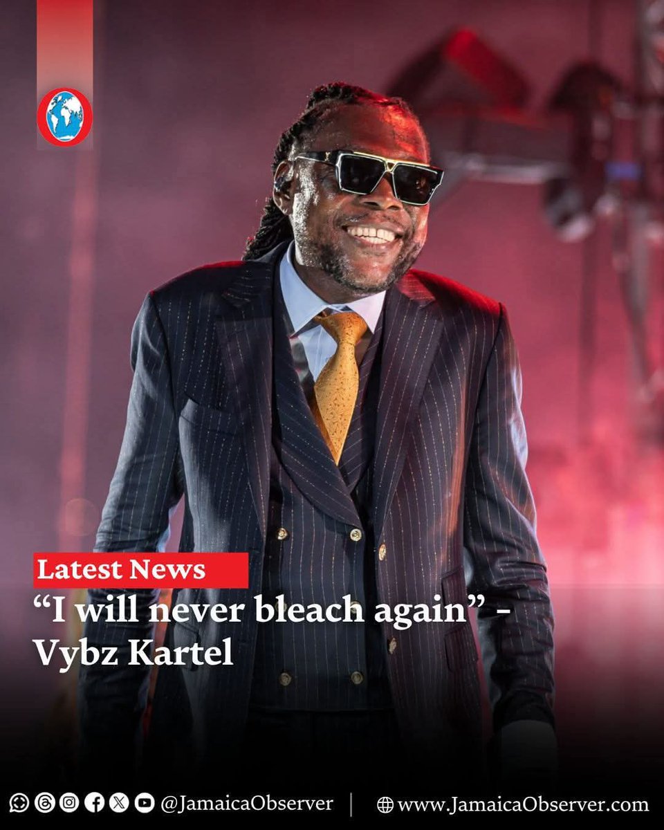 kwameafran's tweet photo. BLAKLAAA MOVEMENT × PM FOUNDATION

We have good news 😍😍😍😍🍾🍾🍾

The world boss himself Vybzkartel is born again.

@BlaklaaaGH @PM__Foundation
#SayNoToSkinBleaching #BlackIsBeautiful 
#Melanin #MadebyGod #UpnessStill #Blaklaaa 🙌🏿🙌🏾🙌🏿🙌🏿
Credit: @JamaicaObserver https://t.co/otUhnZIb6o
