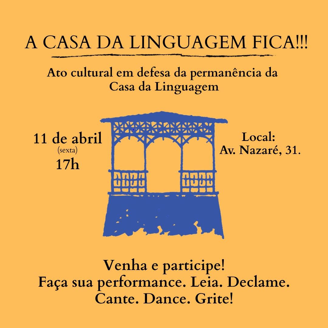 FViannza's tweet photo. Casa da Linguagem fica # https://t.co/l6R1WxeuWM