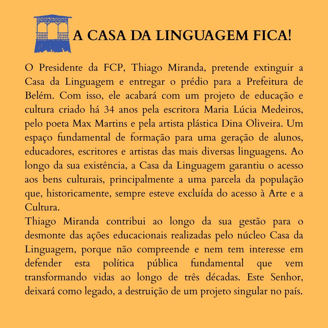 FViannza's tweet photo. Casa da Linguagem fica # https://t.co/l6R1WxeuWM