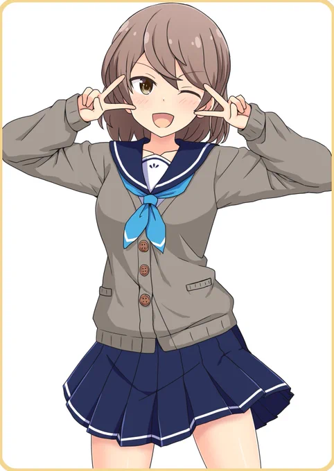 Aegis組に制服を!\\\\٩( 'ω' )و ////#アリスギアお絵かき 